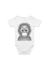 OLLIE THE ORANGUTAN- INFANT ORGANIC ONESIE