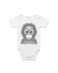 OLLIE THE ORANGUTAN- INFANT ORGANIC ONESIE