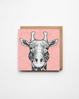 Georgi the Giraffe Greeting Card