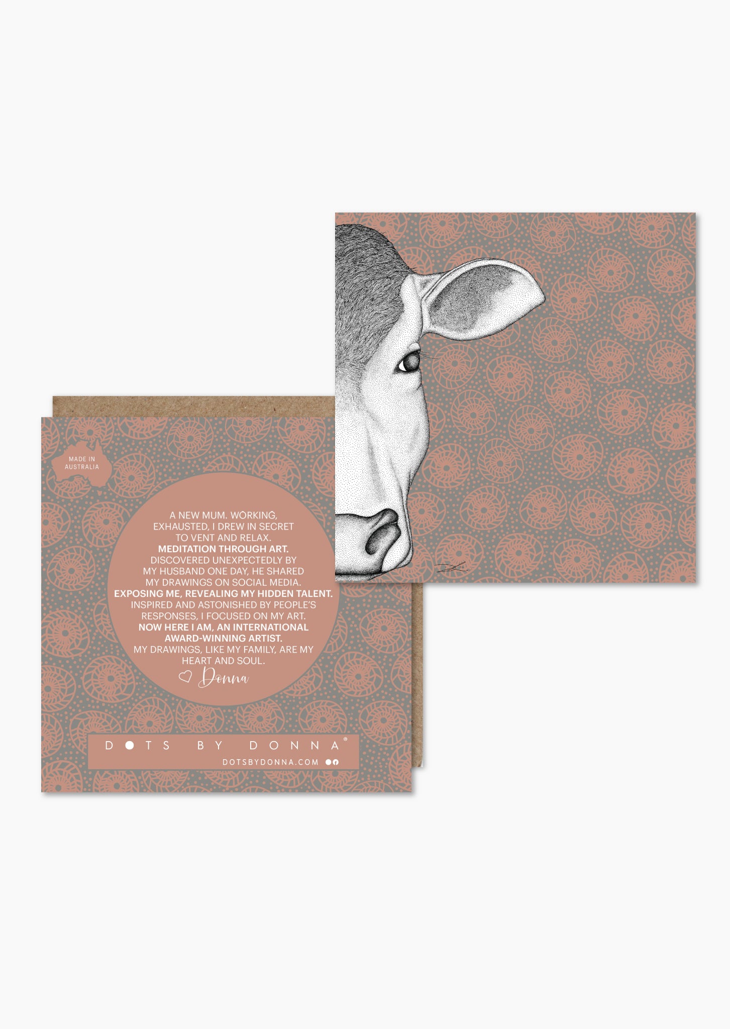 Carly the Cow Greeting Card