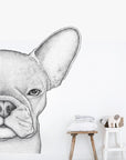 Freddie the Frenchie Removable Wall Decal