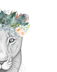 Linda the Lioness with Foliage Crown