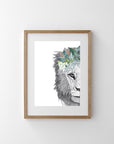 Leo the Lion with Foliage Crown