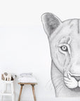 Linda the Lioness Removable Wall Decal