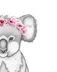 Kerry the Koala with Poppy Crown