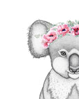 Kerry the Koala with Poppy Crown