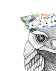 Olivia the Owl with Flower Crown