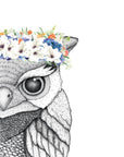 Olivia the Owl with Flower Crown