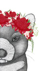 Taylor the Tasmanian Devil with Waratah Crown