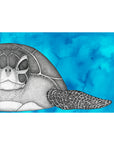 Susan the Sea Turtle with Watercolour