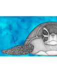 Susan the Sea Turtle with Watercolour