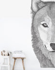 Willow the Wolf Removable Wall Decal